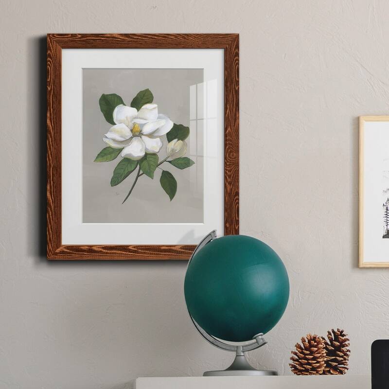 Botanical Magnolia-Premium Framed Print - Ready to Hang