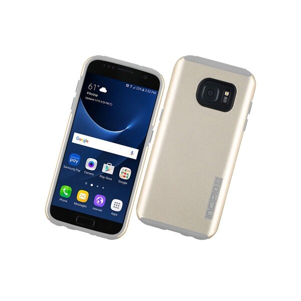 Incipio DualPro Case for Samsung Galaxy S7 (Champagne/Gray)