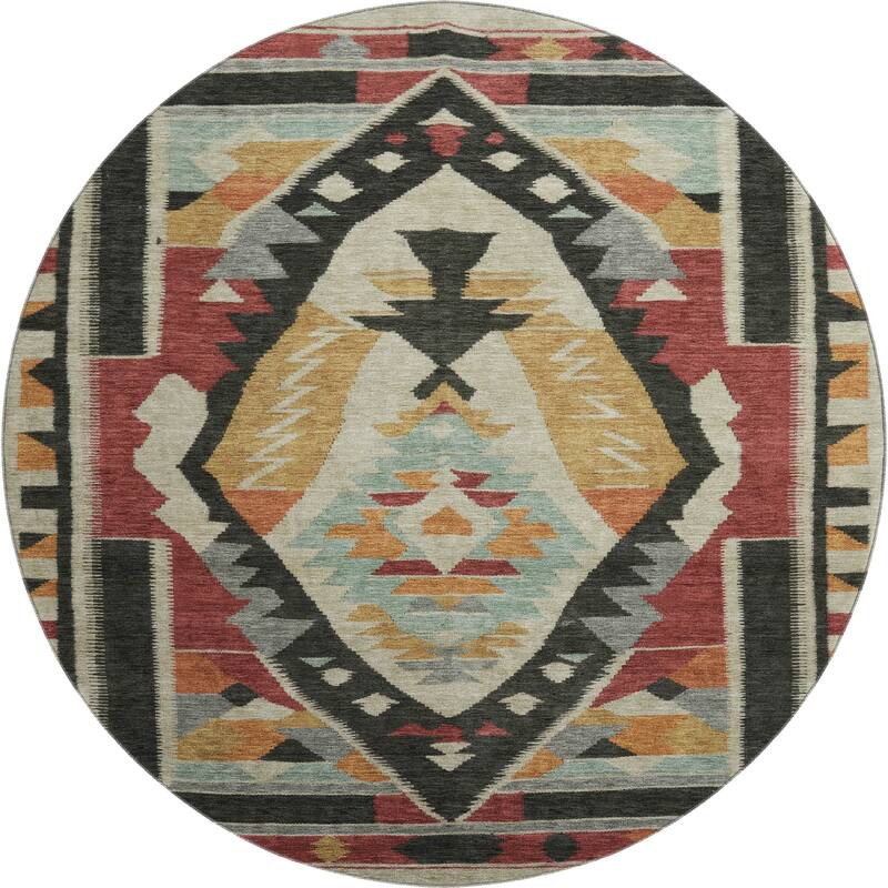 Premium Washable Super Soft Global Medallion Mayfield Rug