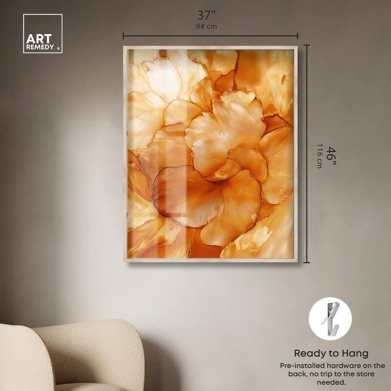 Sunlit Bloom II Shadowbox by Art Remedy