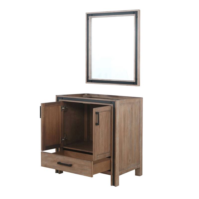 30-Inch Bathroom Vanity Cabinet with Storage Drawer & Mirror - Modern Freestanding Design