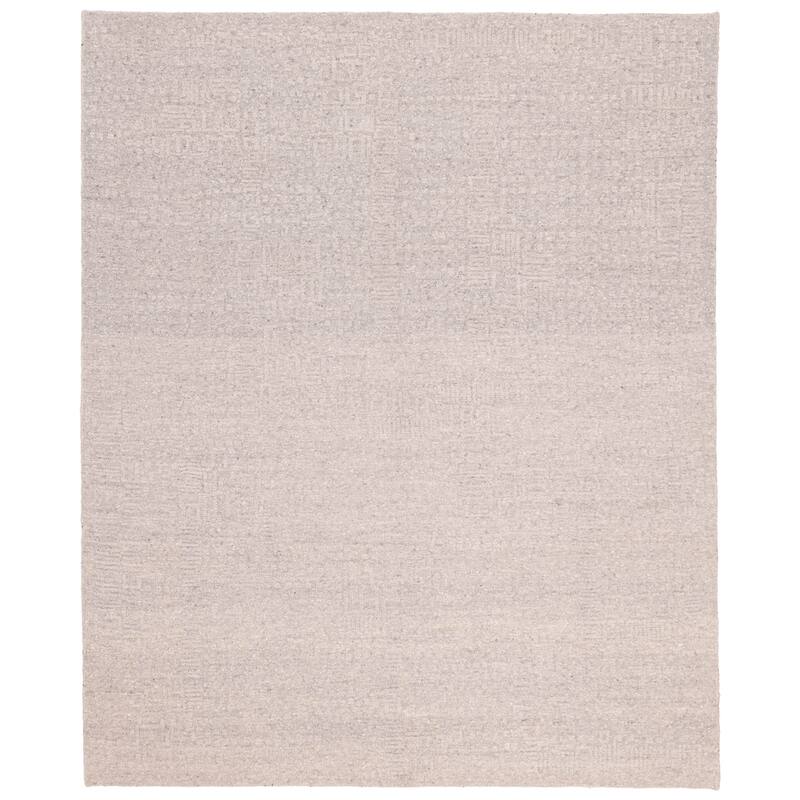ECARPETGALLERY Hand-knotted Looma Grey Wool Rug - 8'0 x 9'9