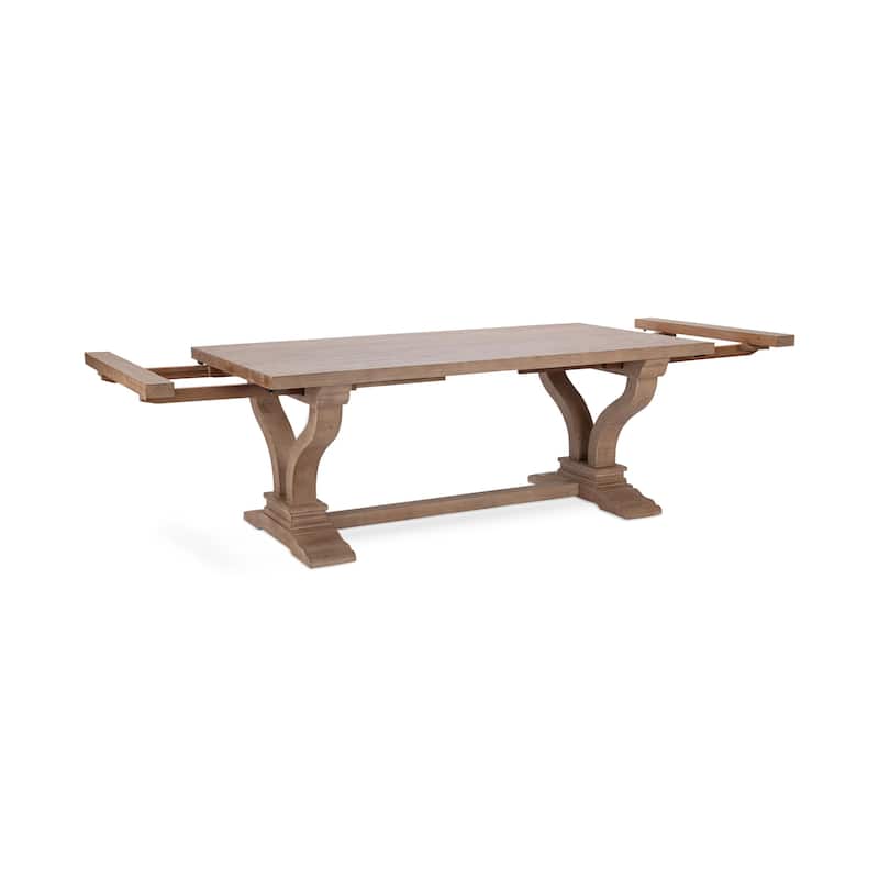Classic Home Alexander 110" Extendable Reclaimed Pine Dining Table