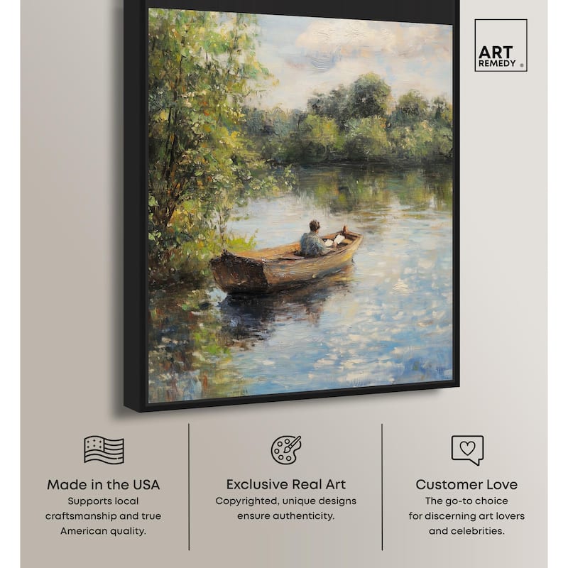 Lost in Thought Canvas by Art Remedy