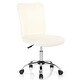 preview thumbnail 22 of 28, Gymax Armless Leisure Office Chair Adjustable Swivel Task Chair Beige