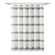 preview thumbnail 8 of 43, Lush Decor Farmhouse Stripe Shower Curtain
