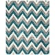 preview thumbnail 8 of 11, SAFAVIEH Kids Shag Valeryia Nursery Playroom 2-inch Thick Rug 8' x 10' - Ivory/Blue - Rectangle