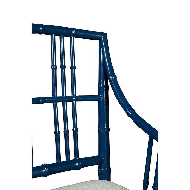 Riley Mahogany Dining Chair, Blue