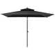 preview thumbnail 9 of 76, Pellebant 9 x 5 Ft Outdoor Double Top Market Umbrella