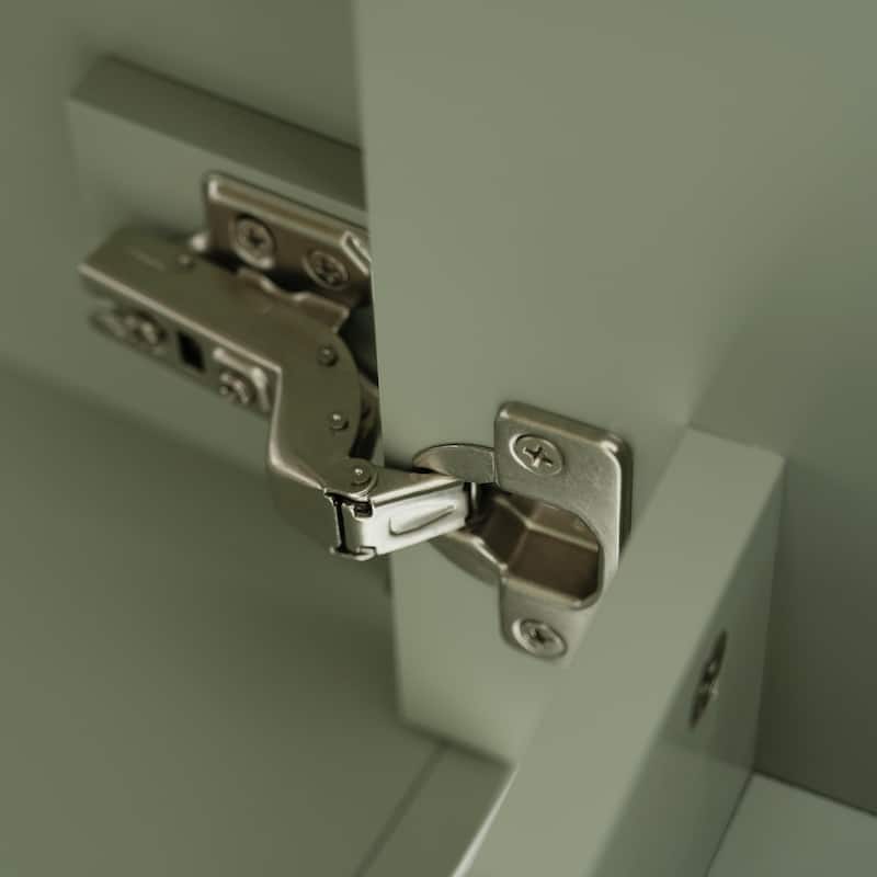 30-Inch Bathroom Vanity with Ceramic Sink and Versatile Storage