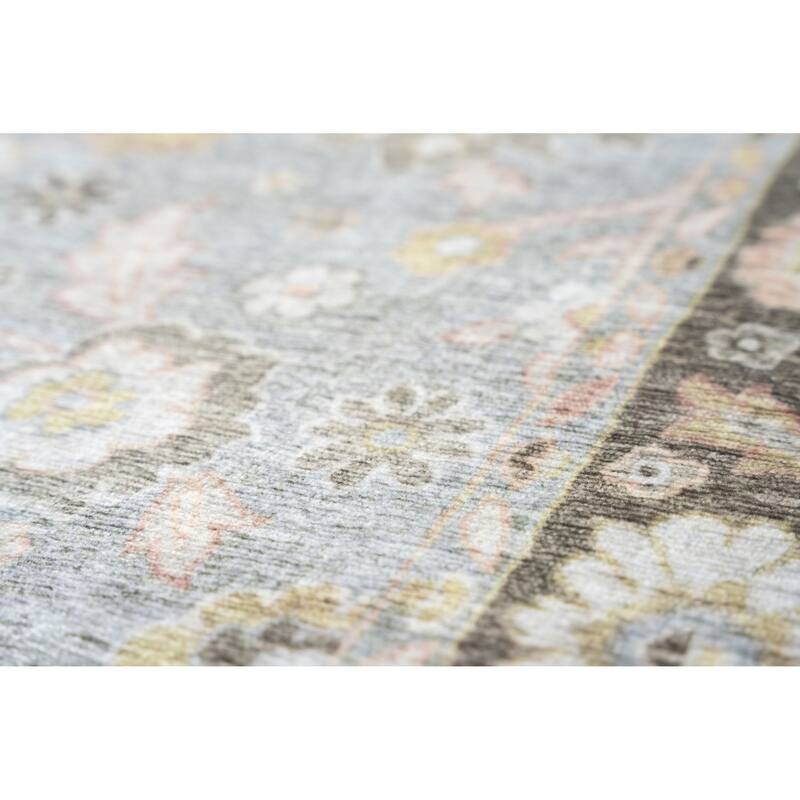 Smart Wash Ambient Glam Oriental Indoor Polyester Area Rug