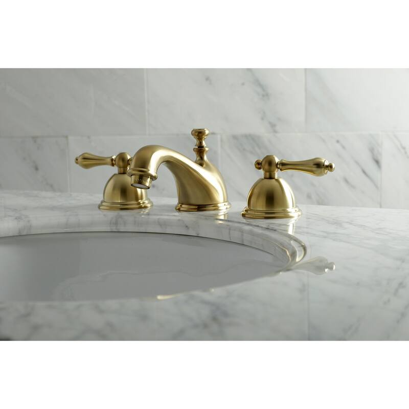 Kingston Brass Restoration 8 in. Widespread Bathroom Faucet