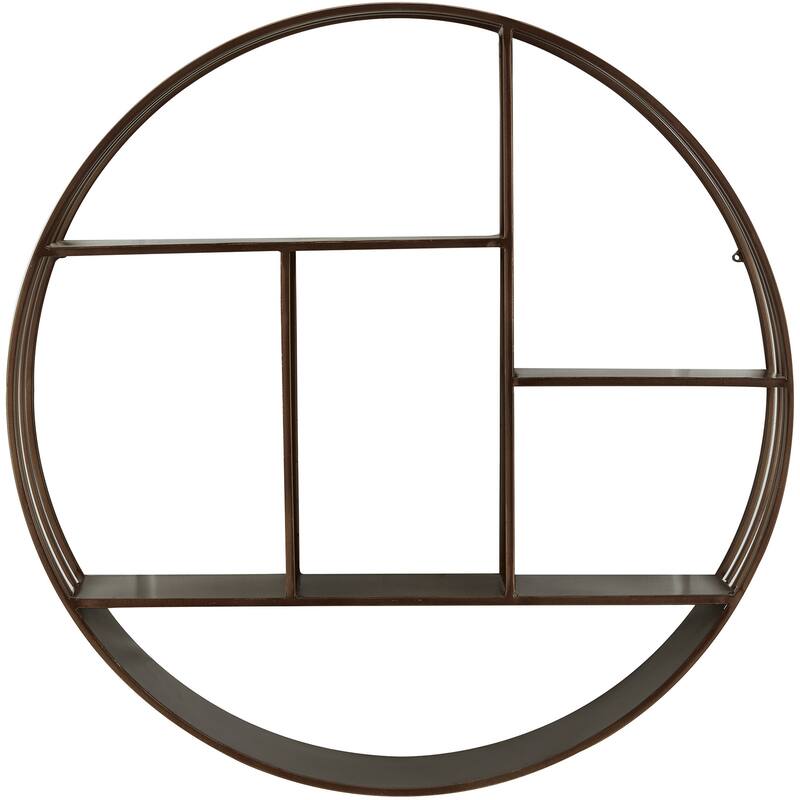 FirsTime & Co. Brody Industrial Circular 27.5-in. Metal Shelf