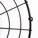 preview thumbnail 16 of 18, Black Metal Handmade Plate Home Wall Decor with Intricate Pattern