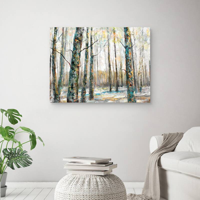 Kaleidoscope Trees VII by Studio Arts Canvas Art Print