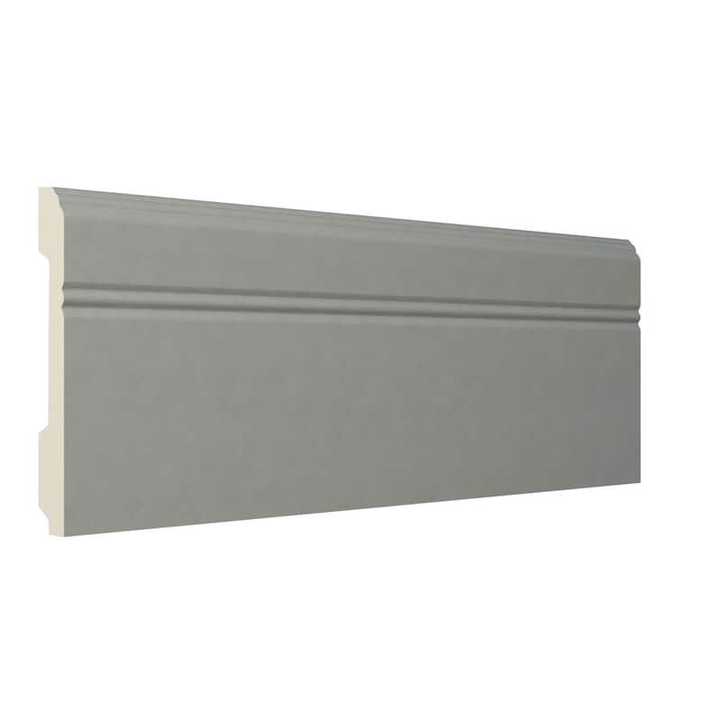 5 3/8"H x 5/8"P x 96"L Emilio Baseboard Moulding - 1-Pack