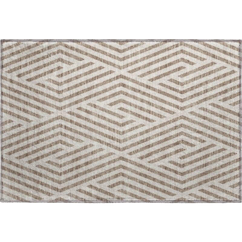Premium Washable Super Soft Contemporary Geo Mayfield Rug