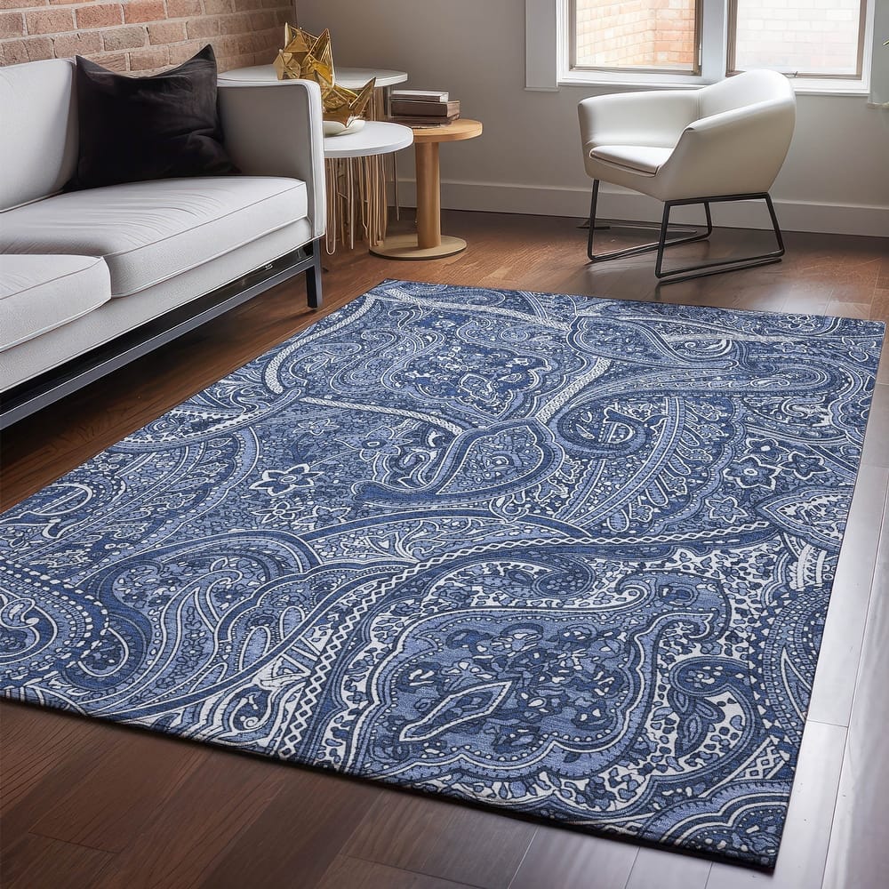 Premium Washable Super Soft Traditional Paisley Mayfield Rug