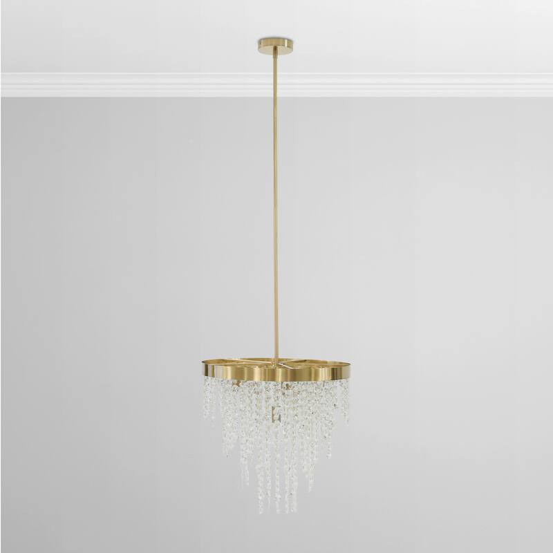 Classic Home Kristen Brass Chandelier