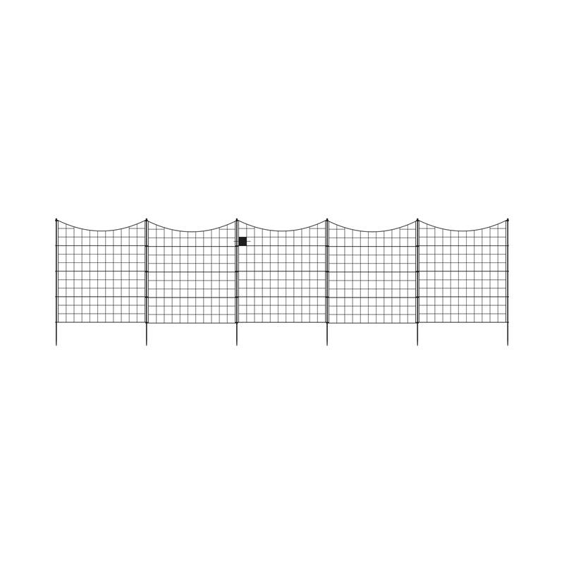 Garden Border Fence Panel Set Metal Garden Edging Flower Beds Pathways