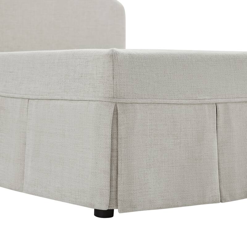 Canton Upholstered Queen Size Storage Bed