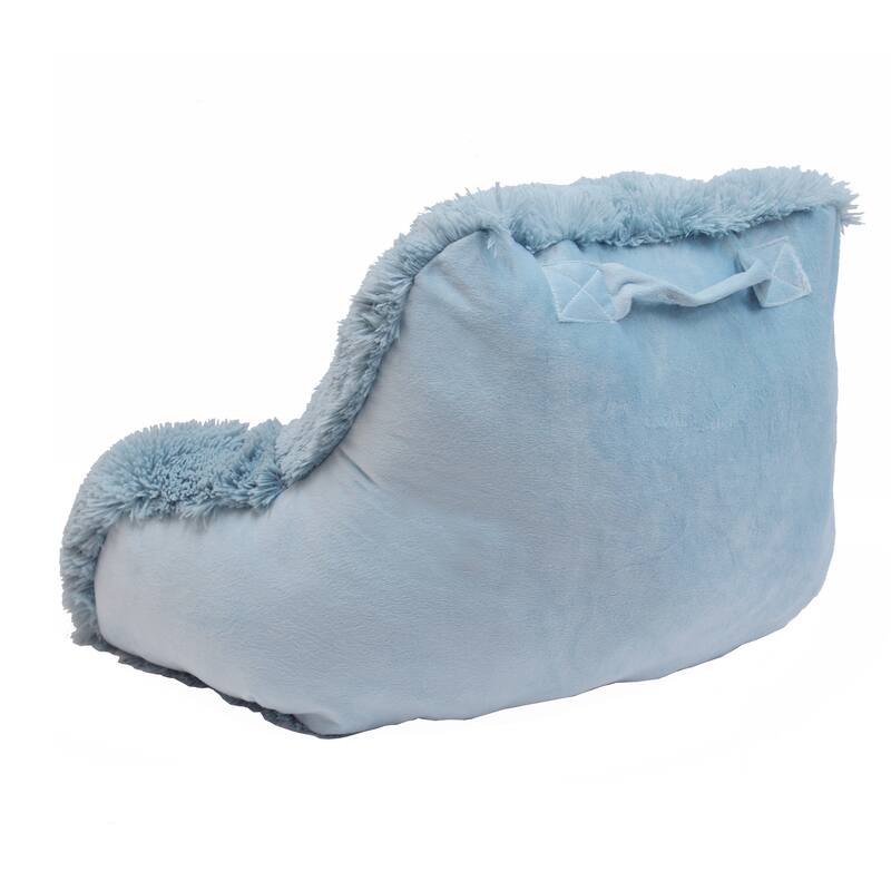 Halsted Shaggy Backrest Pillow