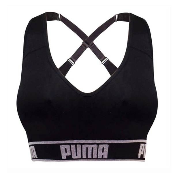 puma 2 pack seamless sports bra