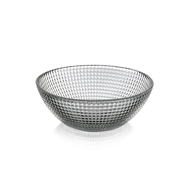 5 Inch Glass Bowls with Captivating Beaded Pattern Perfect for Both Casual and Formal Occasions