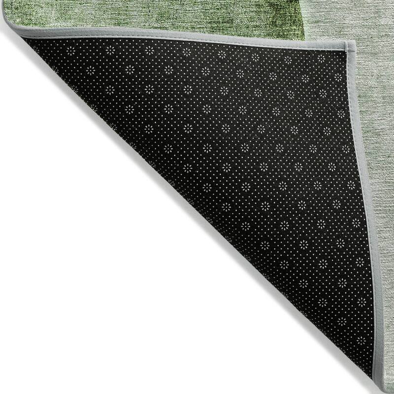 Machine Washable Indoor/ Outdoor Chantille Modern Abstract Rug