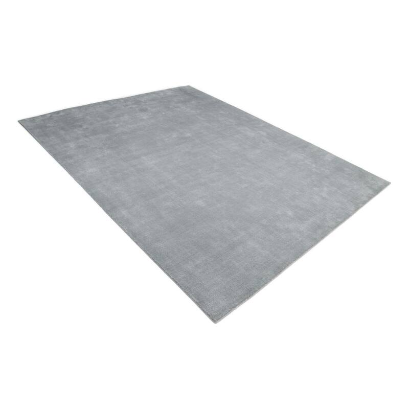 Overton Handmade Modern Contemporary Solid Area Rug
