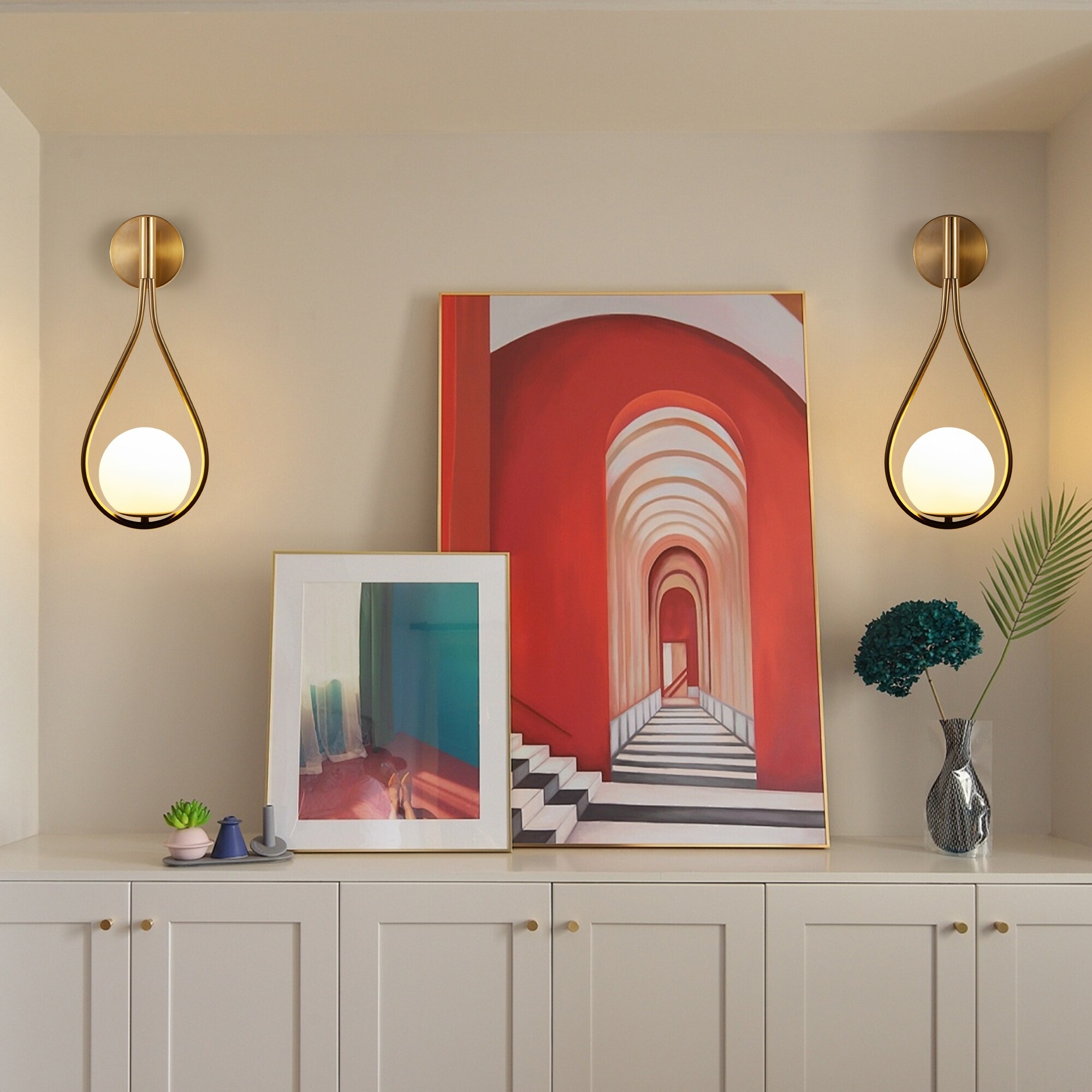 Opal wall light cheap