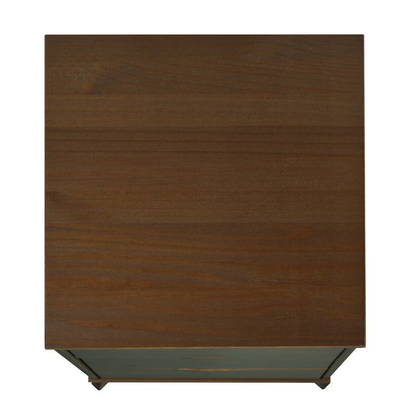 Purcell Wood 3 Drawer Nightstand