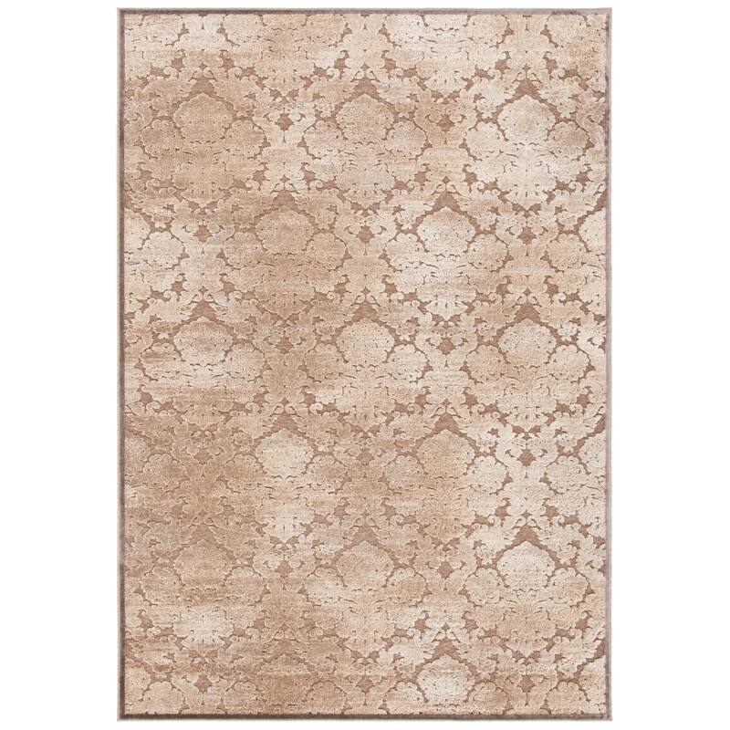 SAFAVIEH Paradise Arpita Boho Modern Viscose Rug - 5'3" x 7'6" - Camel/Cream - Rectangle