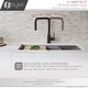 preview thumbnail 31 of 41, STYLISH Kitchen Sink Faucet Single Handle Pull Down Dual Mode in Stainless Steel - Faucet Height: 14 3/8" | Spout Height: 7 7/8"