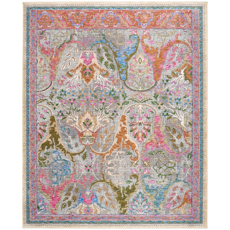 Nourison Quaint Harmony Indoor only Pink Floral Area Rug