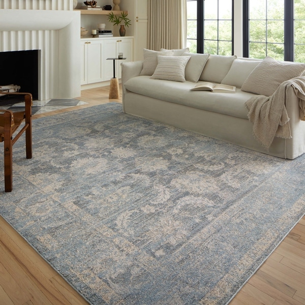 Alexander Home Colette Vintage Whimsical Area Rug - On Sale - Bed