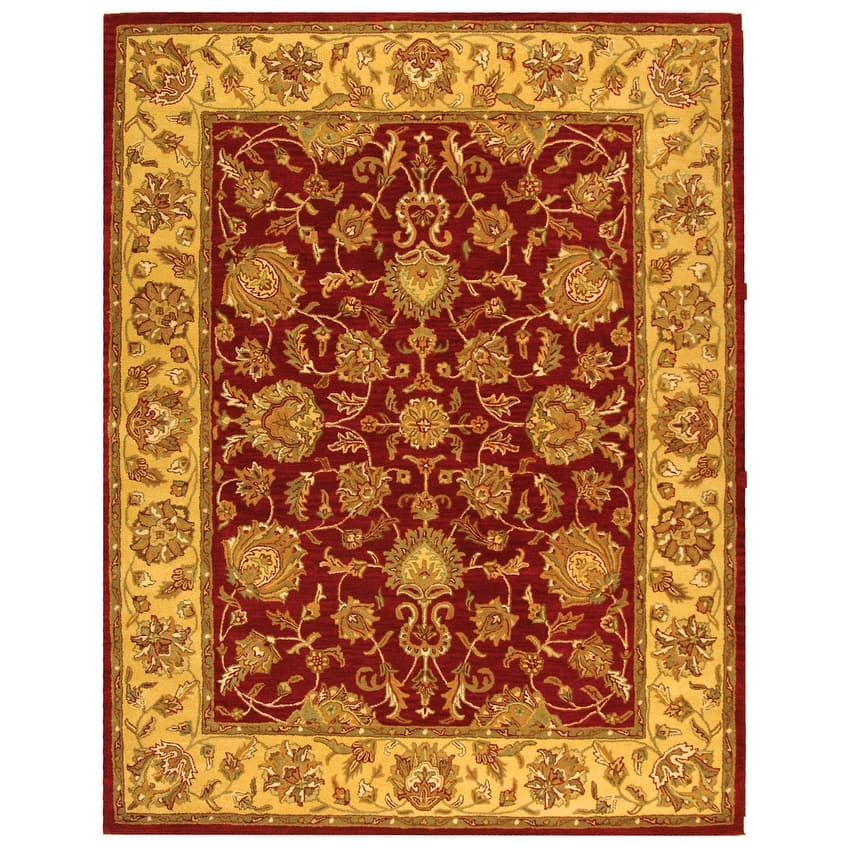 SAFAVIEH Handmade Heritage Kimono Traditional Oriental Wool Rug