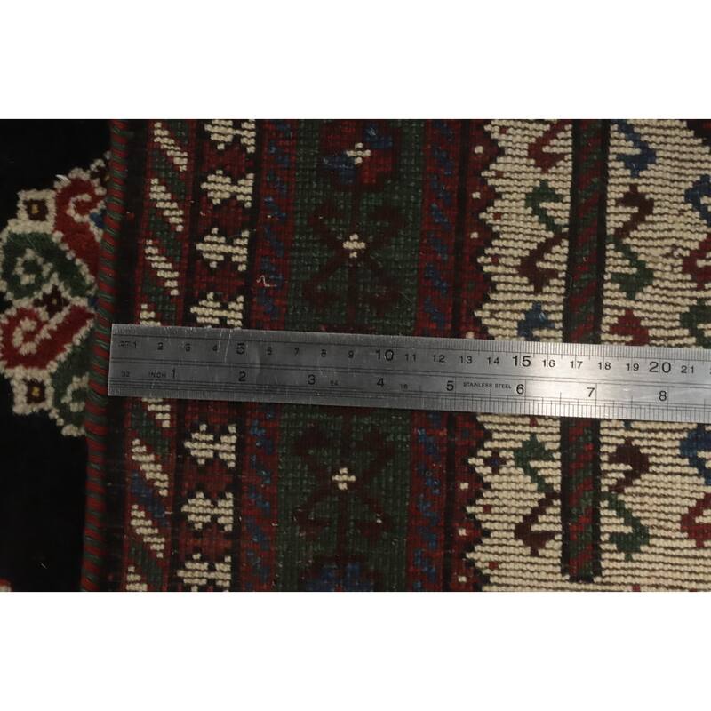 Hand Knotted Oriental 100% Wool Carpet Traditional Geometric Red Shiraz Area Rug - 10' 2'' X 6' 10''