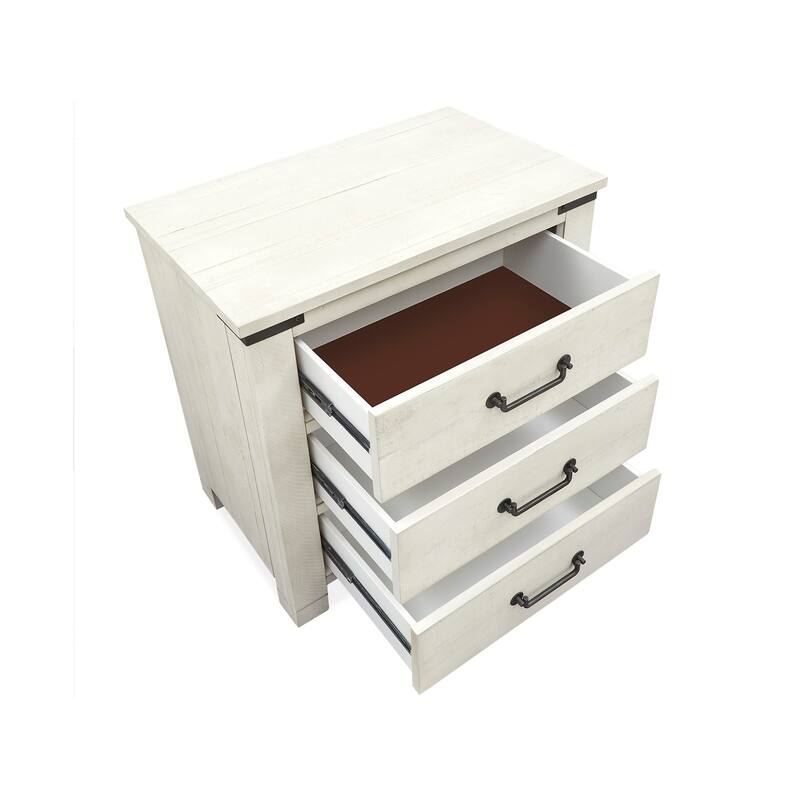 Magnussen Home Chesters Mill Alabaster Drawer Nightstand