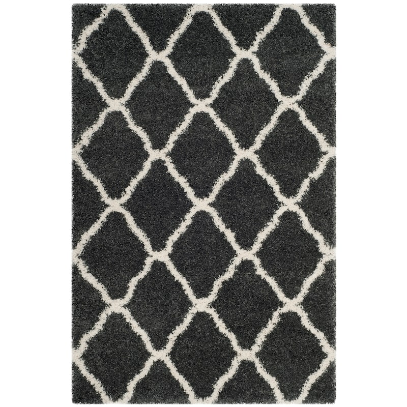 SAFAVIEH Hudson Shag Athena Trellis 2-inch Thick Rug
