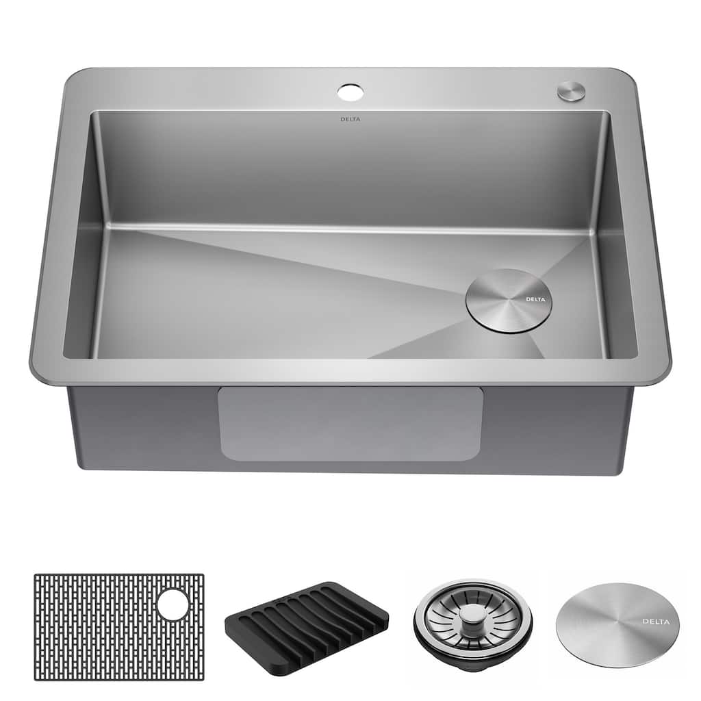 Delta 952138-T30S Marca 30" Undermount Single Basin Stainless Steel