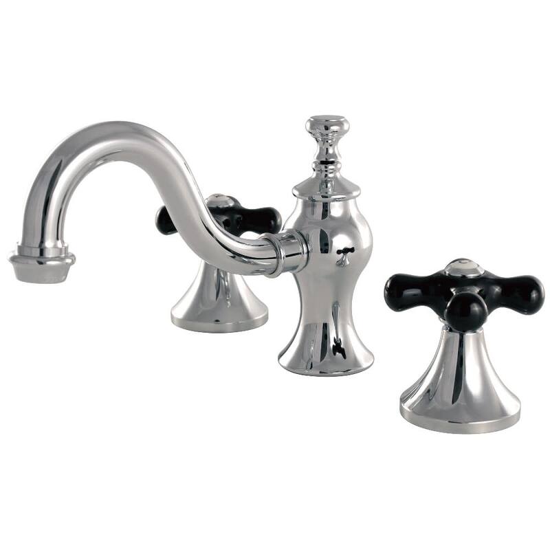 Kingston Brass Duchess 1.2 GPM Widespread Bathroom Faucet with Pop-Up - Polished Chrome