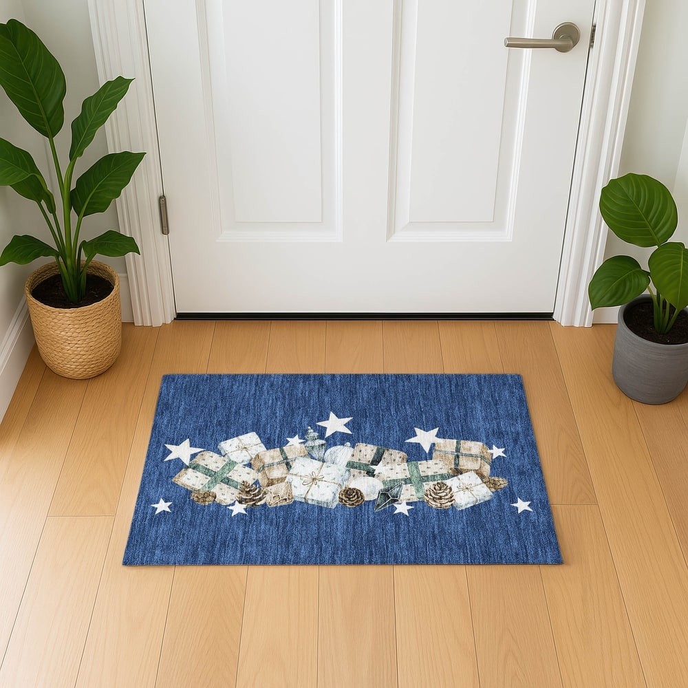 Premium Washable Super Soft Christmas Presents Mayfield Rug