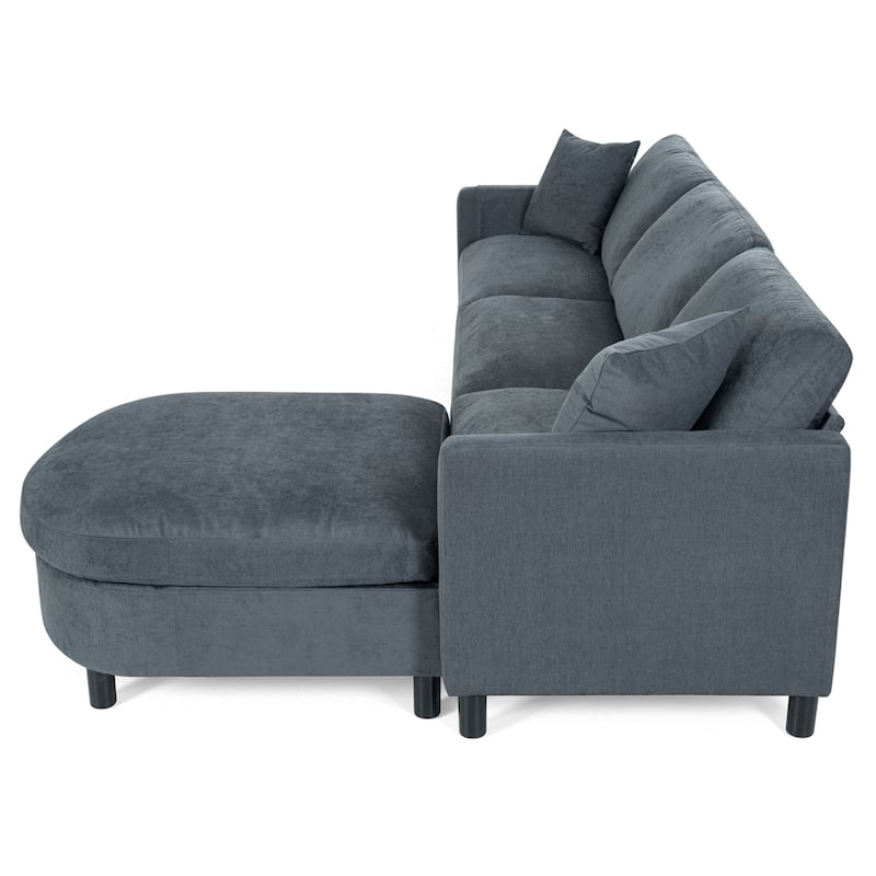 SOFA with Ottoman and Convenient Bag