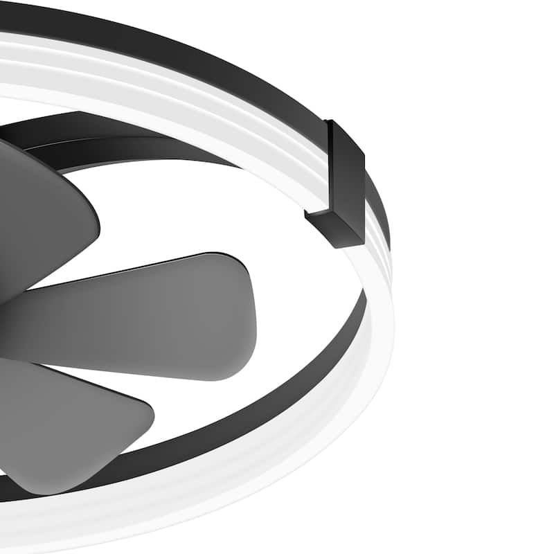 20"/23" Low Profile Dimmable Smart Ceiling Fan with Lights and Remote(6/7 ABS Blades)