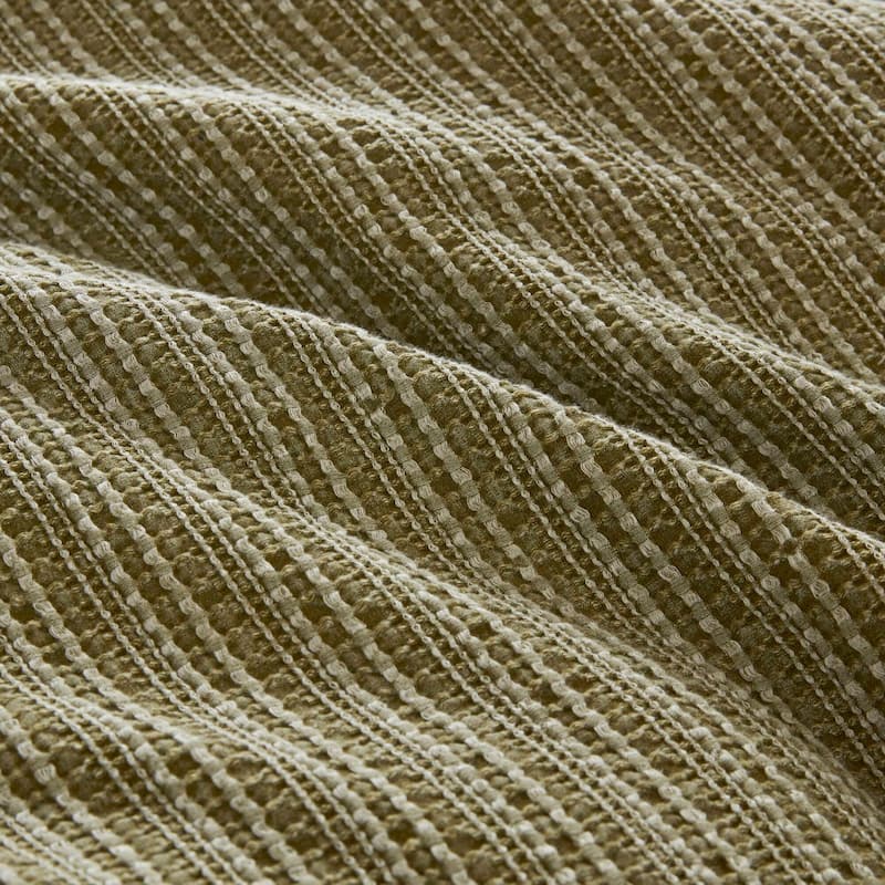 GDF Studio - Rowena Waffle Washed Cotton 3-Piece Comforter Set with Soft Textured Design