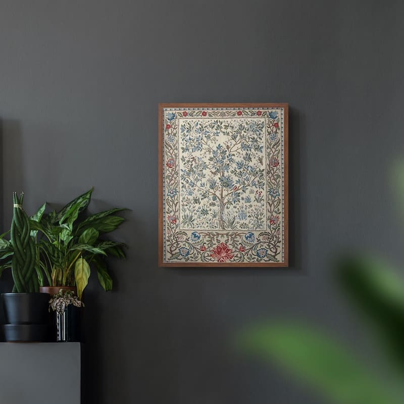 Vintage Abstract Print CLXVI -Framed Print
