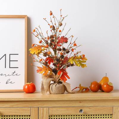 Glitzhome Berry Table Tree Patriotic/Harvest/Christmas Centerpieces