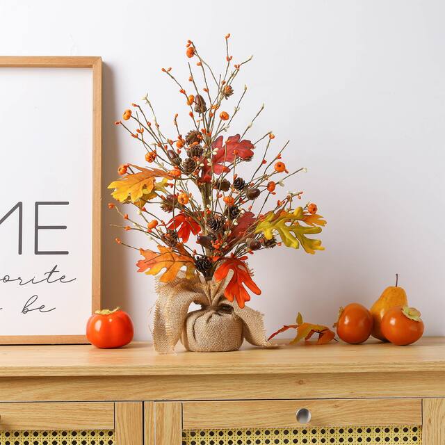 Glitzhome Berry Table Tree Patriotic/Harvest/Christmas Centerpieces