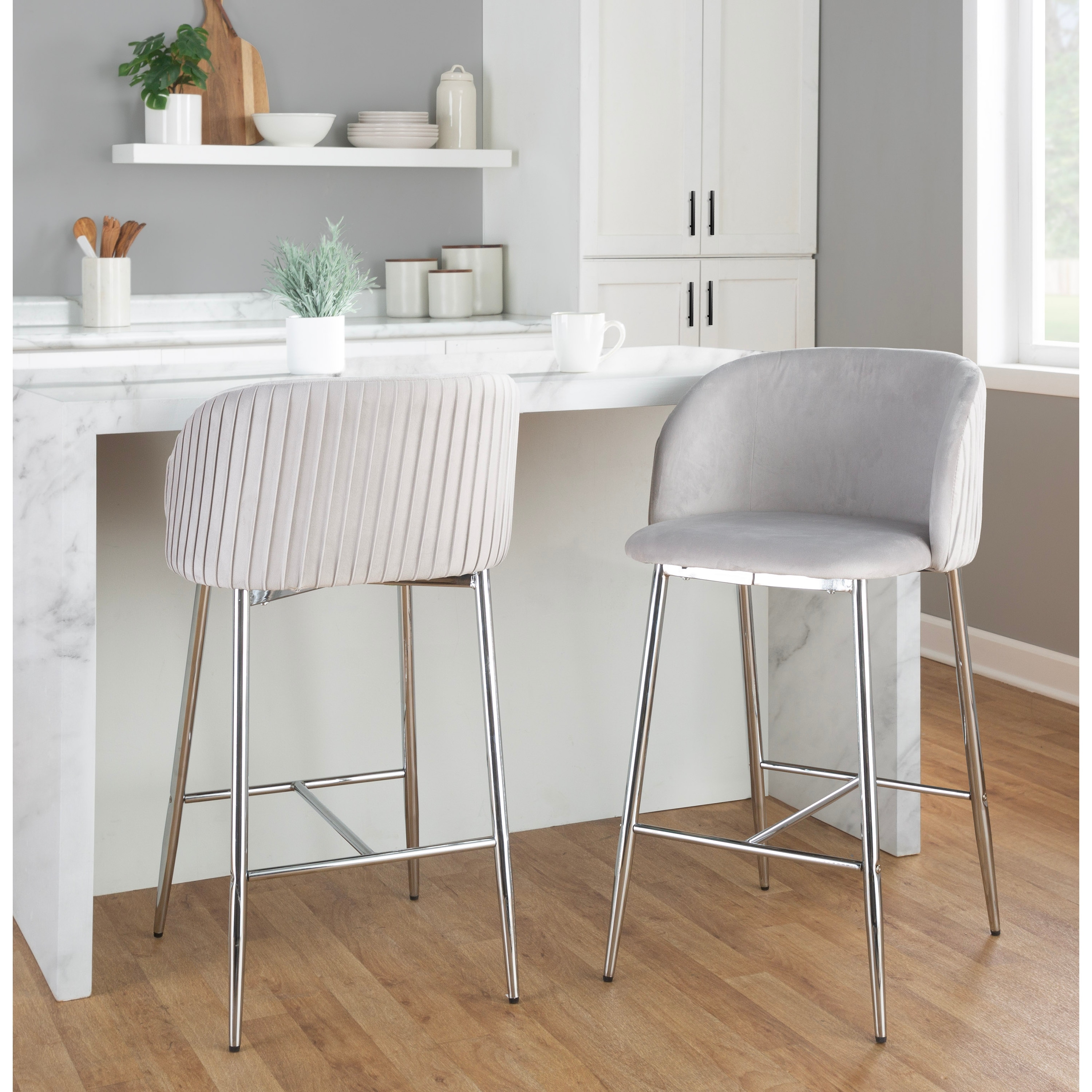Silver orchid bar stools sales
